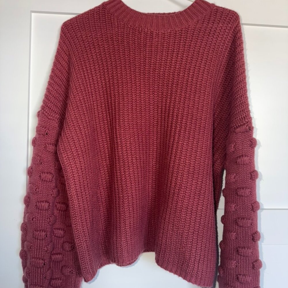 Women's Pink Chunky Sweater